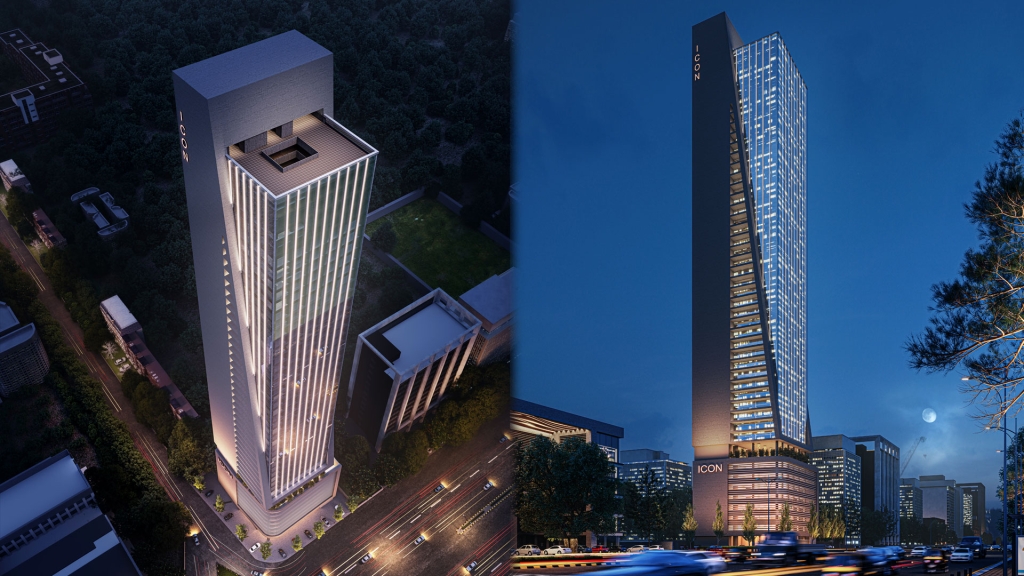 Commercial high-rise architectural design and planning