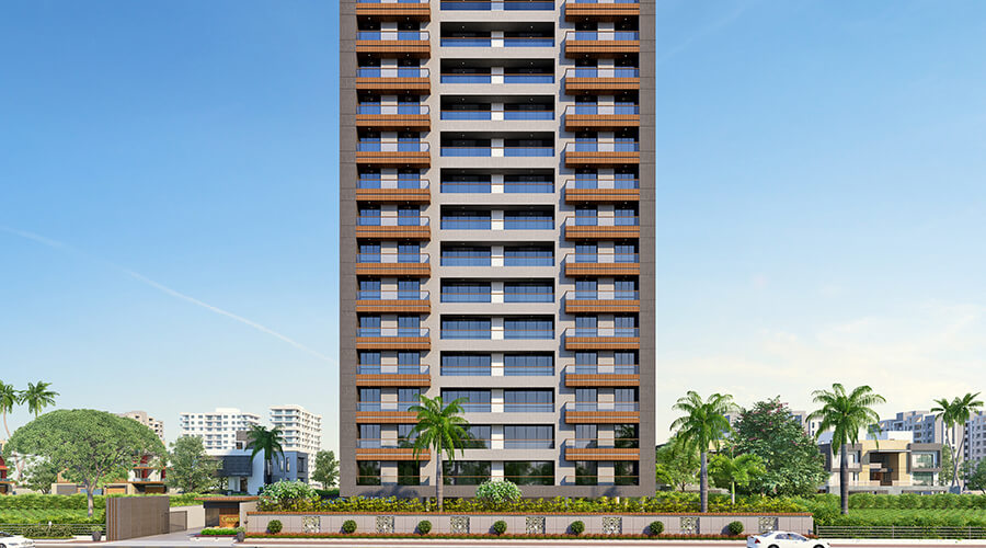 Contemporary multi-residential entrance gate structure design