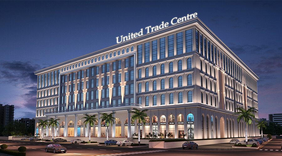 Interior architecture layout for commercial complex development