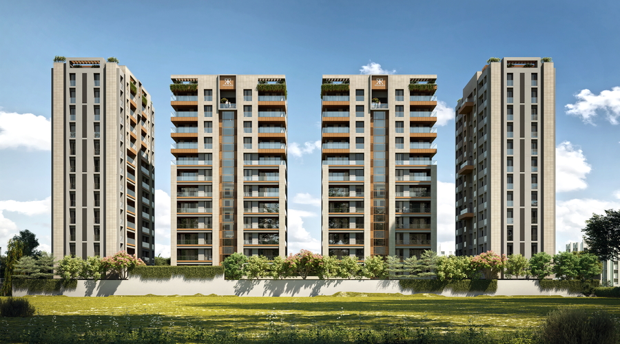 Modern multi-residential building exterior architectural design by ADDA Architects