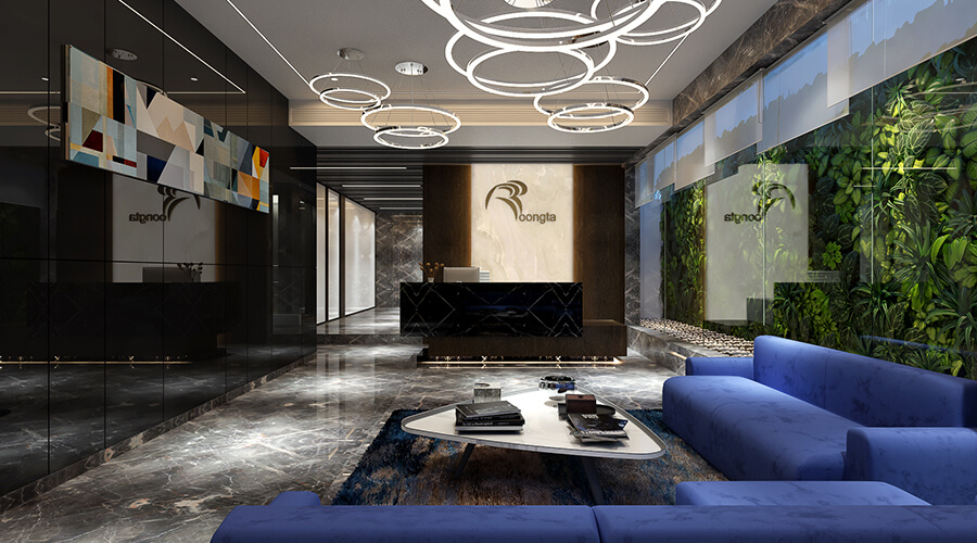 Modern office interior design with contemporary workspace layout by ADDA Architects