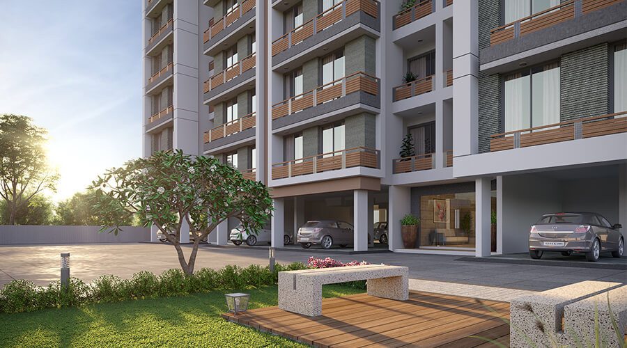 Multi-residential architectural exterior view by ADDA Architects