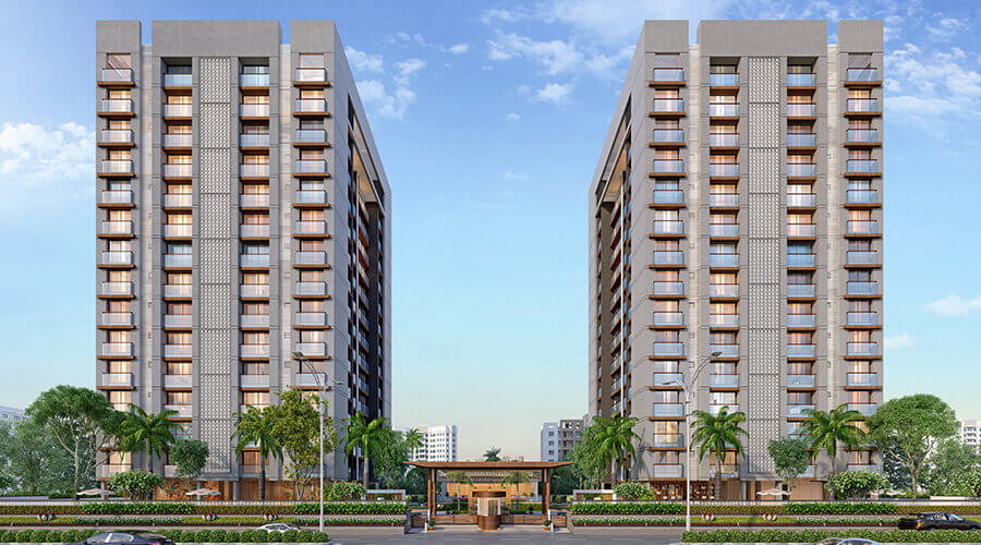 Multi-residential balcony architecture and green wall integration